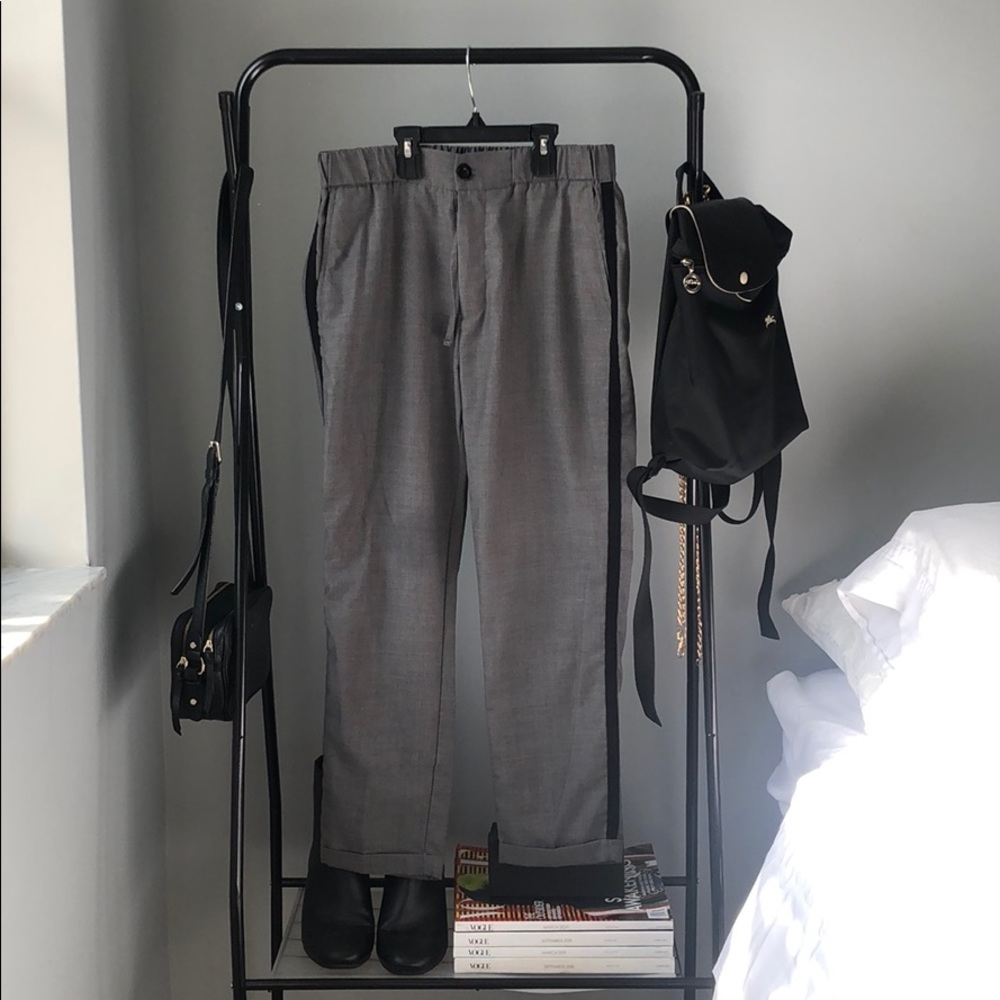 Pull&Bear Tailored Pants with Stipe on the Side